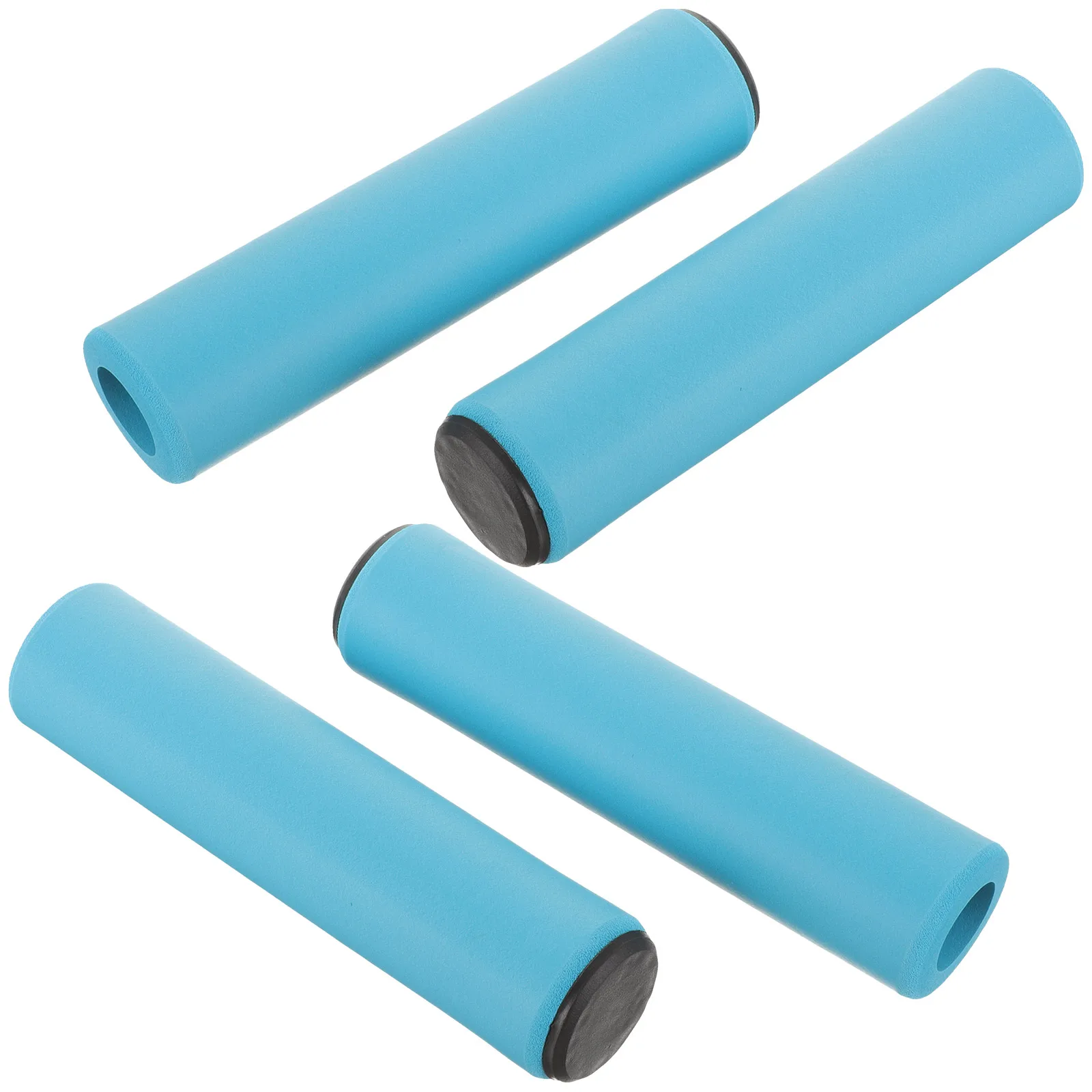 

2 Pairs Bicycle Handlebar Grips Shock Absorbing Sponge Rubber Bike Accessories Anti Skid Comfortable Long Distance Cycling