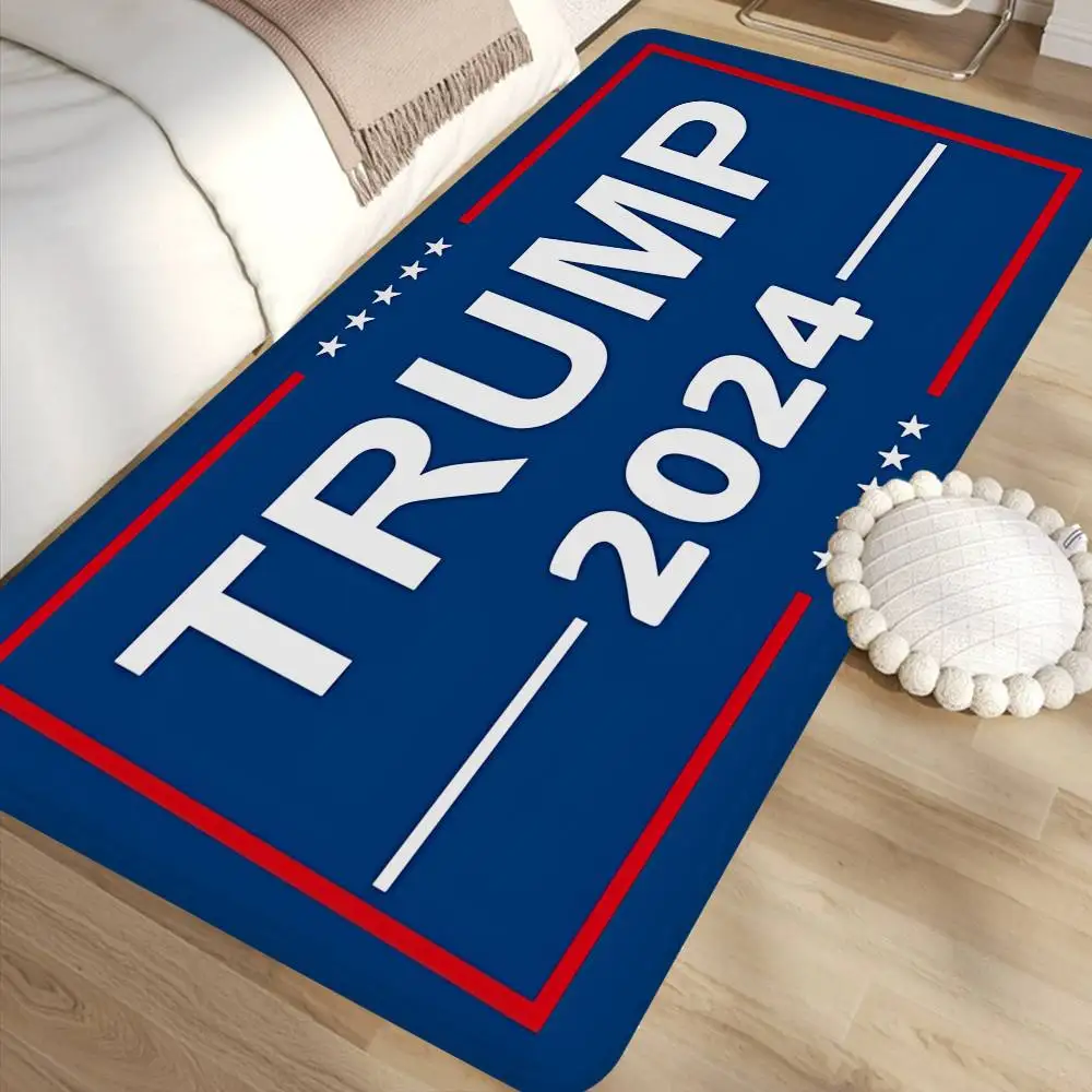 T-TrumpS 2024 Floor Mat Retro Multiple Choice Living Room Kitchen Rug Non-Slip Modern Home Decor