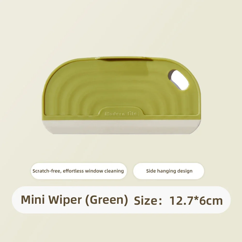 Non-Scratch Soft Silicone Handy Squeegee Kitchen Sink Countertop Squeegee Window Mirror Water Wiper Clean Scraping Film Scraper