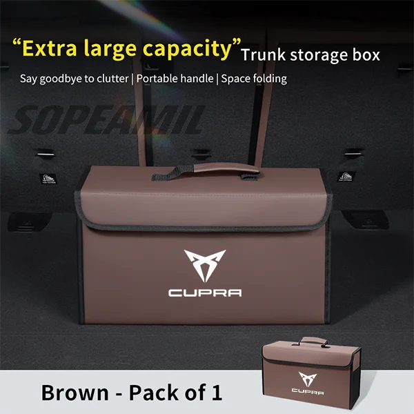 Voor Cupra Ateca Born Leon IBIZA Raval Formentor Terramar Tavascan Kofferbak Opbergdoos Capaciteit Opvouwbare Opbergtas