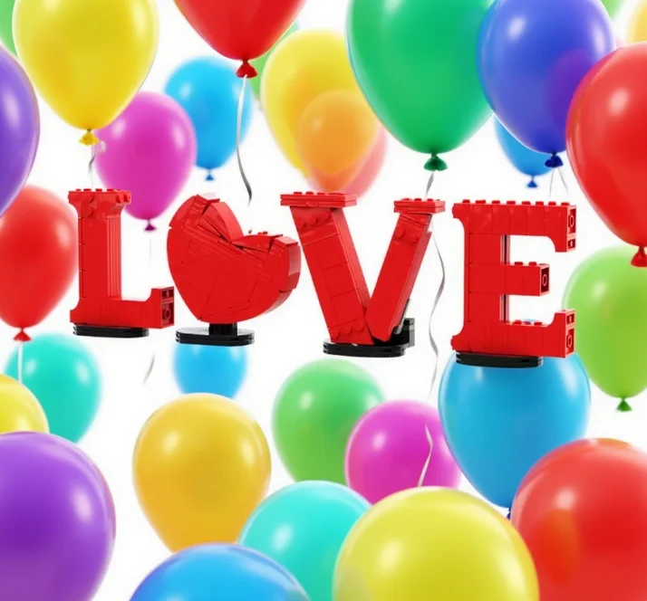 

271PCS MOC Creative LOVE Letter Building Blocks DIY Romantic Decoration Valentines & Christmas Gift for Girls & Girlfriends