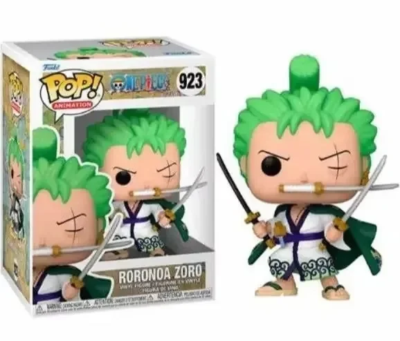 FUNKO POP ONE PIECE RORONOA ZORO 923 #   1288 #   ZORO 327 #   Muñecas de vinilo, modelo de figura de acción, juguetes para adornos, regalo de cumpleaños y Navidad