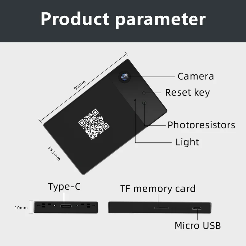 Cienka kamera noktowizyjna bezprzewodowa Mini kamera HD 1080P wideorejestrator wykrywanie ruchu Monitor zdalny kamery monitorujące Wifi