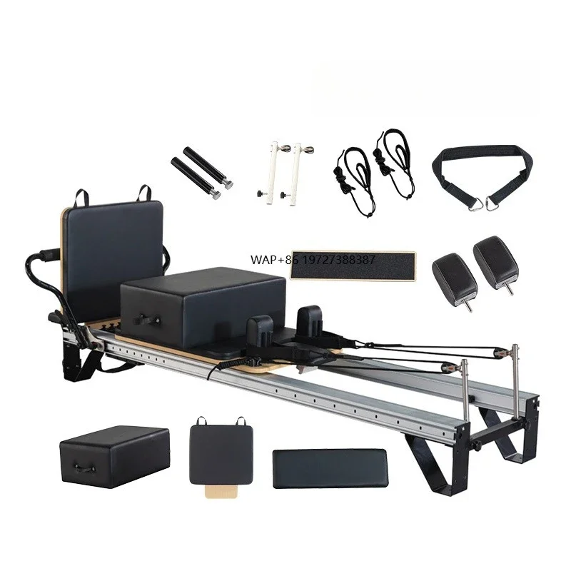 Portable Aluminum Pilates Reformer Core Bed Full Track Fitness Equipment for Home Gym Yoga Training