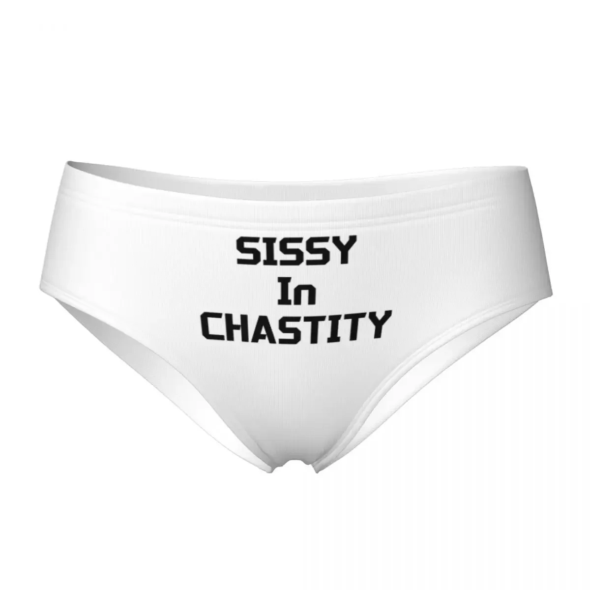 

Custom Women's SISSY IN CHASTITY Panties Comfort Briefs Underwear