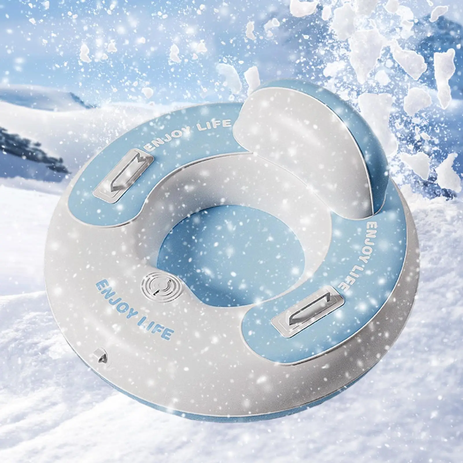 أنبوب الثلج سميك قابل للنفخ ألعاب التزلج أنبوب الشتاء مع مقبض للأطفال والكبار الأسرة التزلج في الهواء الطلق الفناء الخلفي الرياضة #1