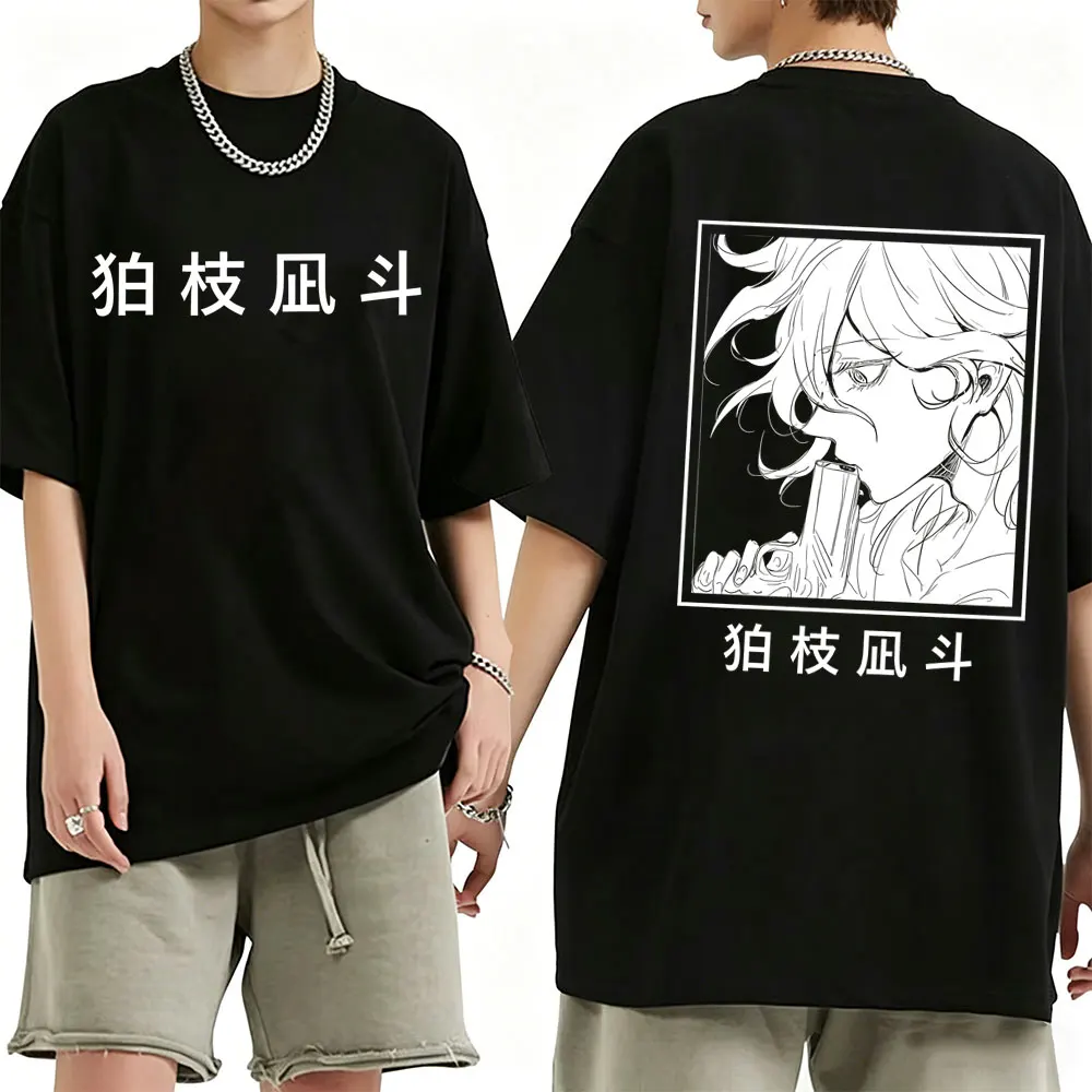 

Anime Danganronpa Nagito Komaeda Graphic T-shirt Men Women Manga Oversized Streetwear Unisex Casual Soft Cotton T Shirts Tops