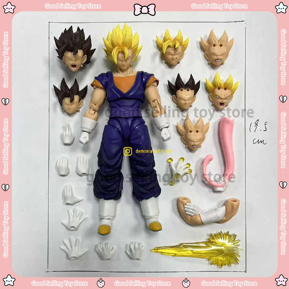 New Dragon Ball Z Anime Figure Vegetto Action Figure Son Goku Figurine Gk Statue Collectible Model Room Decoration Kid Toy Gift