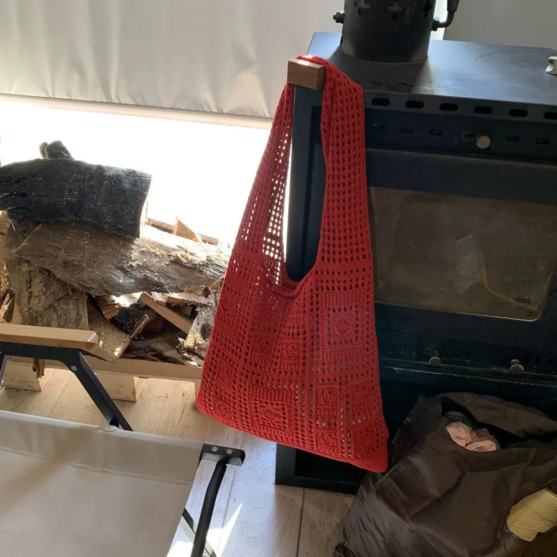 

Сводная универсальная женская сумка через плечо большой емкости, новый дизайн 2025, тканая сумка-тоут с вырезами, повседневная простая сумка