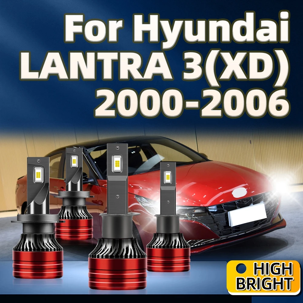 

2/2/4Pcs LED 30000Lm H1 H7 Headlight Bulbs 6000K Car Lamp For Hyundai LANTRA 3(XD) 2000 2001 2002 2003 2004 2005 2006