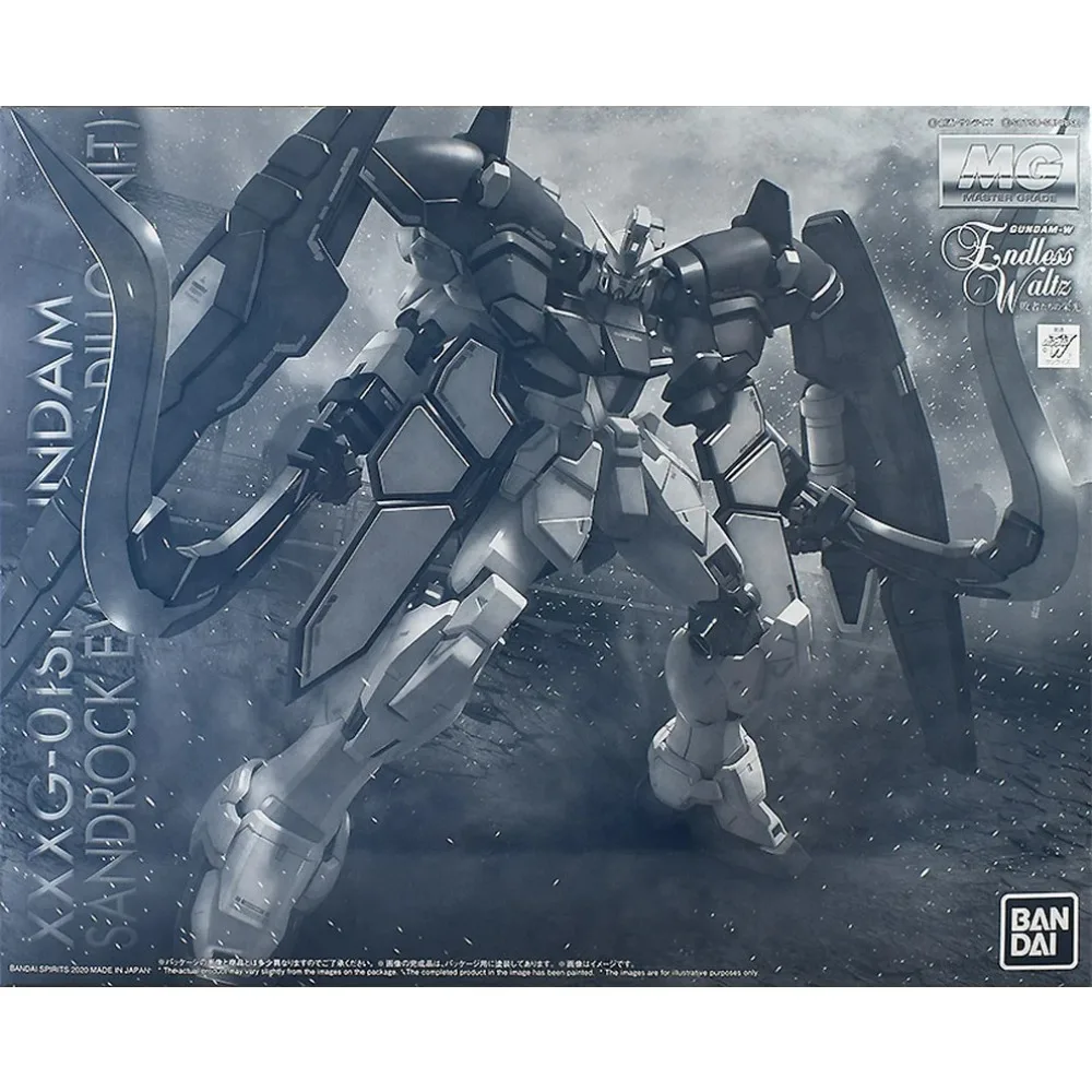 

Bandai GUNDAM PB MG 1/100 XXXG-01SR Sandrock Anime Figures High-quality Assembly MODEL KIT Collection Holiday Gifts kids Toys