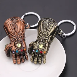Marvel Avengers keychain Infinity Thanos Gauntlet Glove Keychain Move Key Ring For Gift Chaveiro Key chain Jewelry Porte Clef