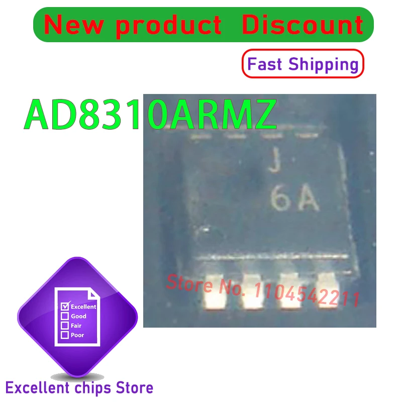 

(5-10piece) 100% New AD8310ARMZ AD8310AR AD8310 MSOP8 Chipset
