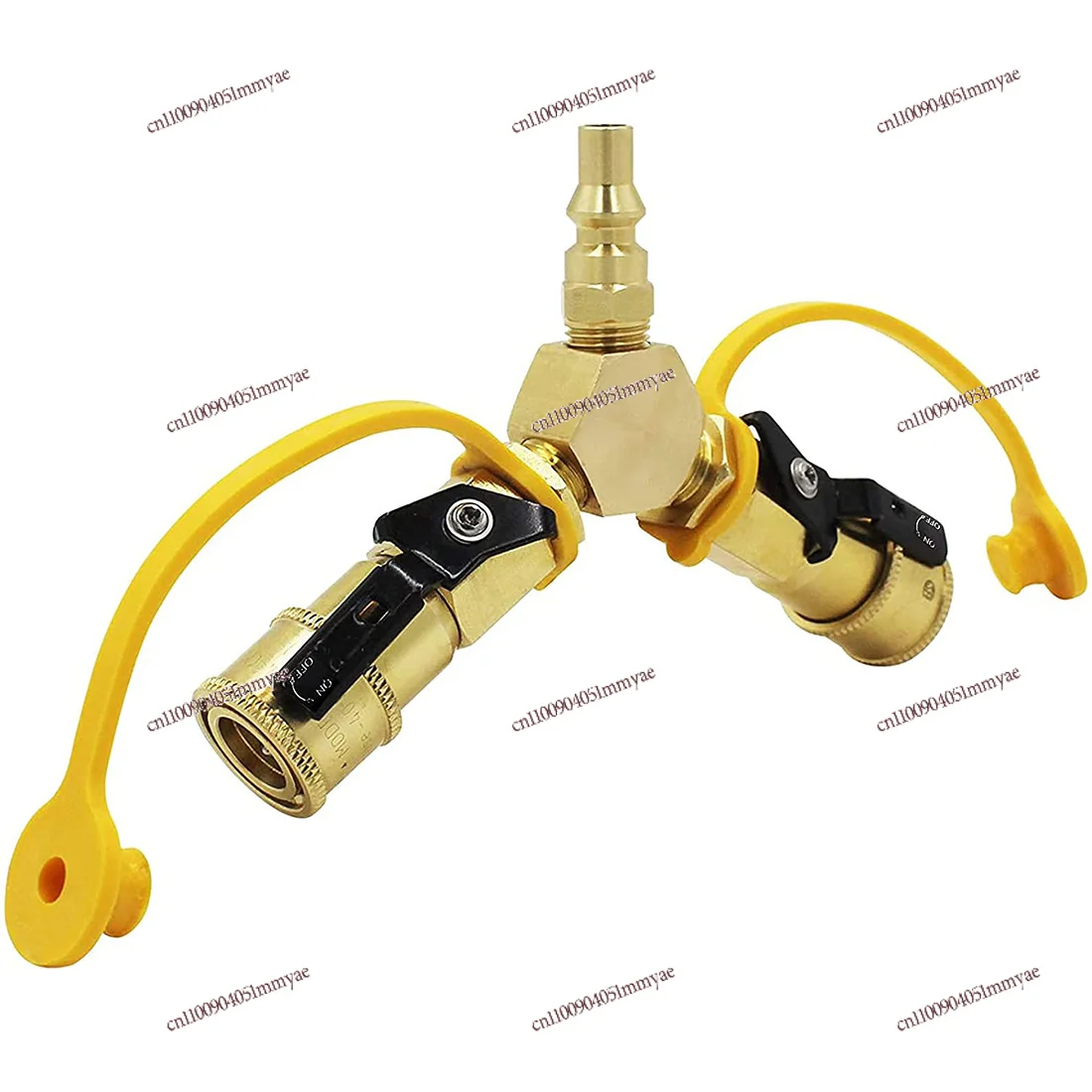 بيع 1/4 بوصة RV البروبان الاتصال السريع Y الفاصل محول ل RV إلى الشواية والتوصيل السريع تركيبات خرطوم البروبان موصل