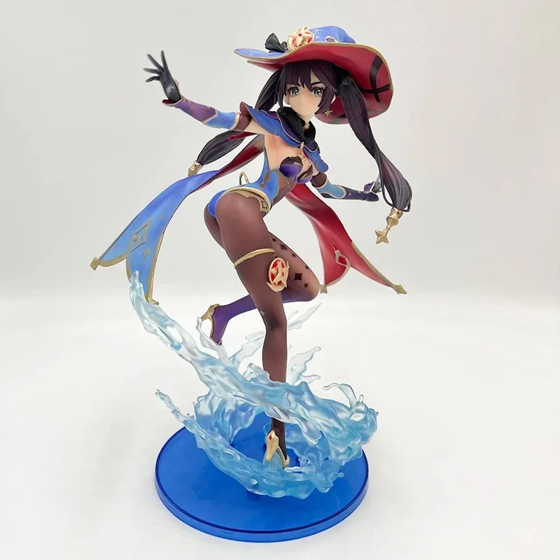 25cm Mona Anime Figure Hu Tao/Paimon/Klee/Cute Action Figure Klee Hibana Knight Figurine Statue Collectible Model Toys Gifts