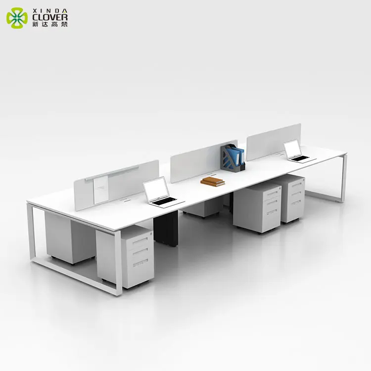 

6 person modern office desk sets modular office workstation staff