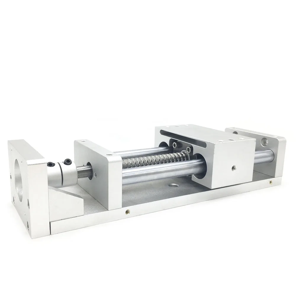 Imagem -04 - Estágio de Guia Linear de Alumínio com Cobertura contra Poeira x y z Axis Sliding Table Volante para Cnc Router Labeller Router