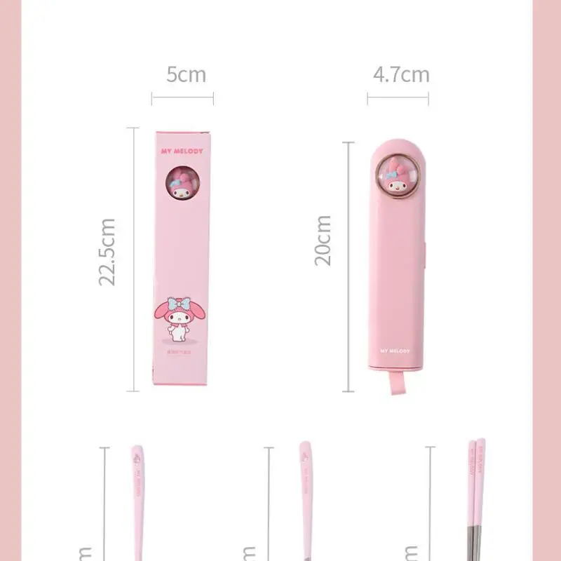 سانريو ماي ميلودي سينامورول مرحبا كيتي أدوات المائدة زخرفة الكبار طالب منتج جديد ضرب المنتج لطيف الكرتون المحمولة في الهواء الطلق