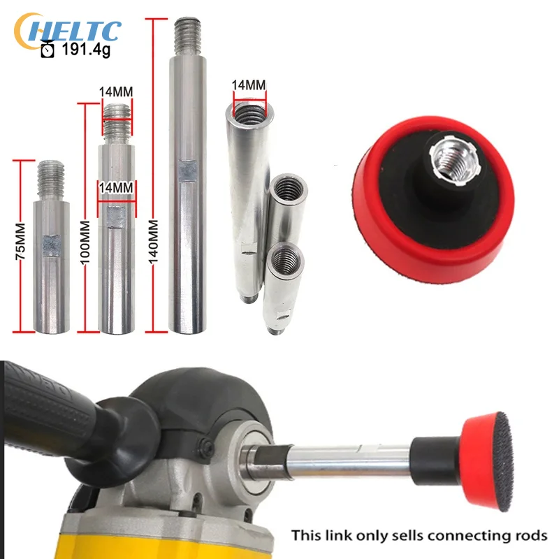 

3PCS M14 Angle Grinder Extension Connecting Rods 75mm/100mm/140mm Flexible Lengths For Precision And Efficient Grinding