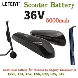 Additional battery for Ninebot by Segway KickScooter E22E, ES1, ES2, ES4, E22, E25, E45 (36V5200/5000mah)