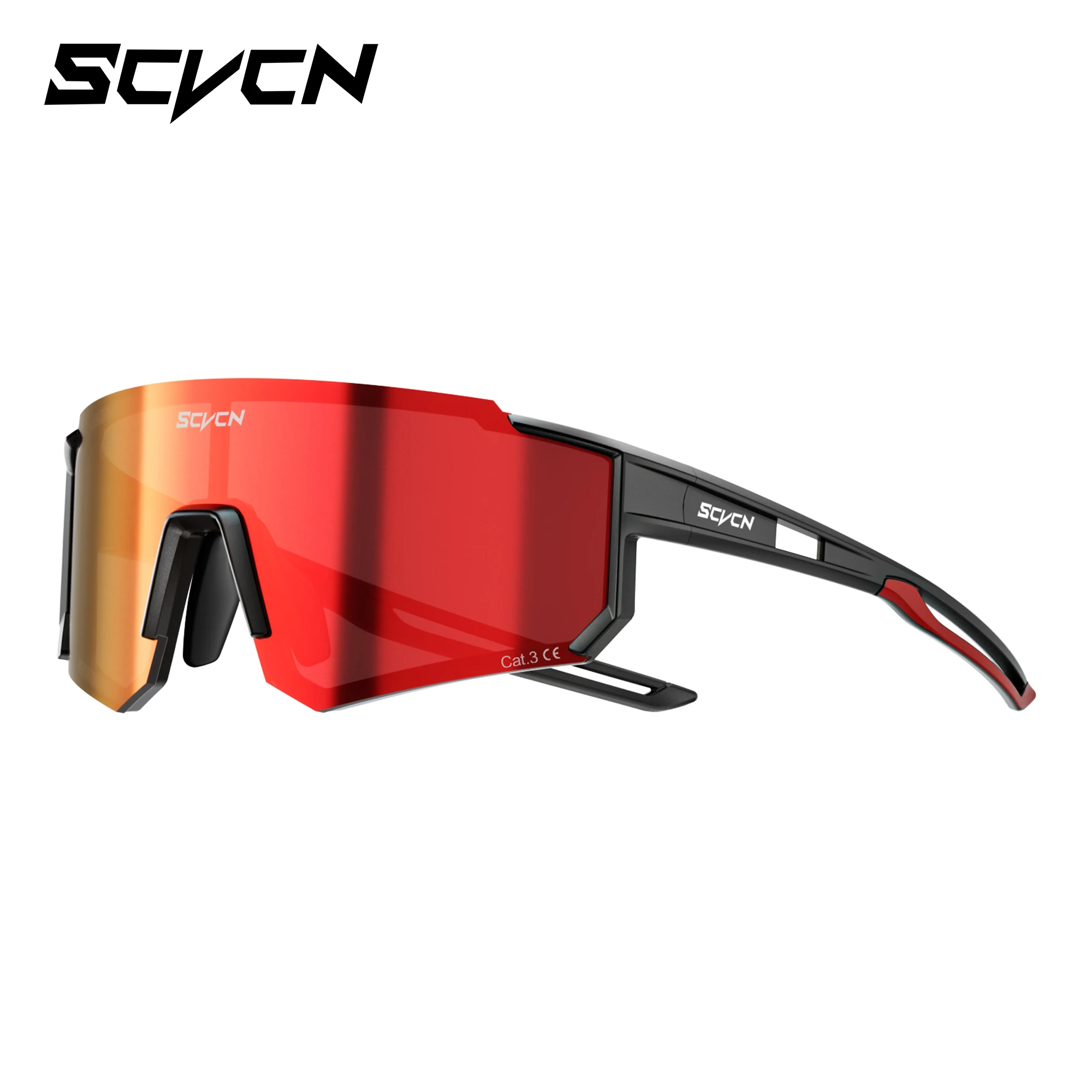 SCVCN Neue Outdoor-Sport-Sonnenbrille MTB Fahrrad Radfahren Wandern Eyewear Laufen Ultraleichte Herren Damen Pickleball UV400 Brille