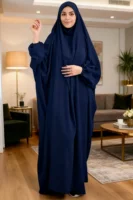 Robe de prière musulmane Wp, em femmes robe Hijab Abaya à capuche longue Khimar Jilbab Burka Eid Abayas robe Eid Niqab Ramadan 6