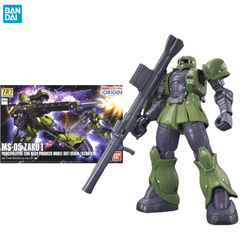 

Original Genuine Model Kit Anime Figure HG 1/144 HGTO 009 ZakuI MS-05 ZAKU Anime Action Figure Toys for Children