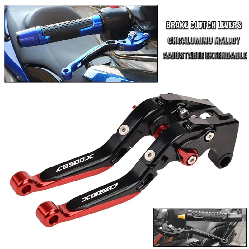 Ensemble de leviers d'embrayage et de frein réglables et pliables pour Honda CB500X CB 500X, accessoires et pièces de moto