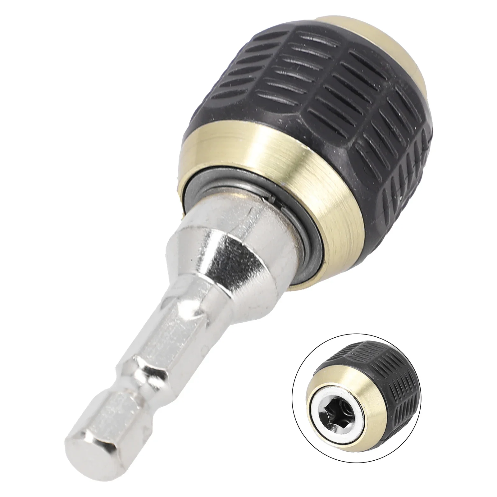 

Quick Change Adapter Adapter Convenient Quick Change Adapter Converter for 1/4 Inch Hex Shank Drill Bits Non Slip Grip