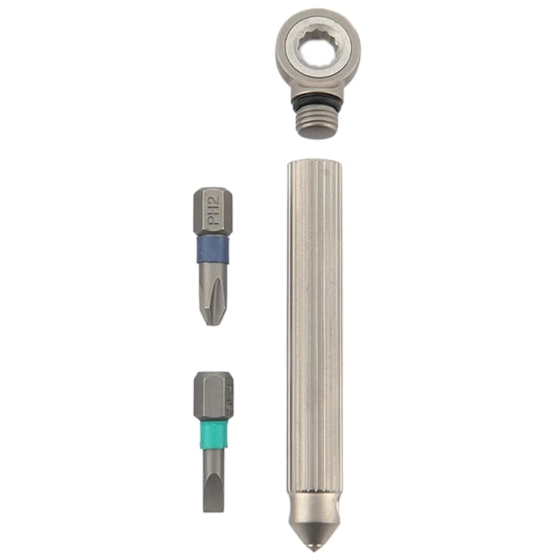 Steel Screwdriver Ratcheting Wheel Screwdriver With and Slotted Bit Tool for Enthusiasts Cyclists