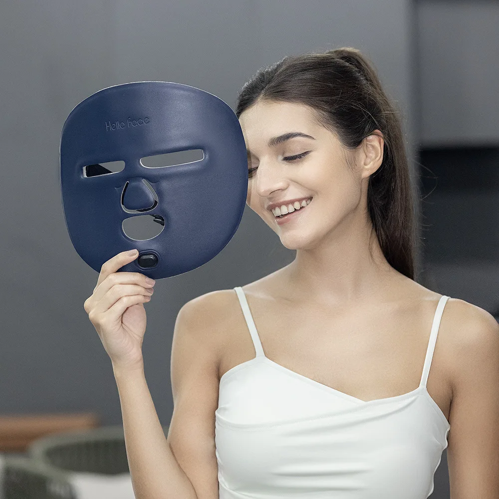 510K 4 Color Light Emitting Diode Mask Light Therapy Facial Beauty Red Light Therapy Mask Lights Emitting Diode Mask