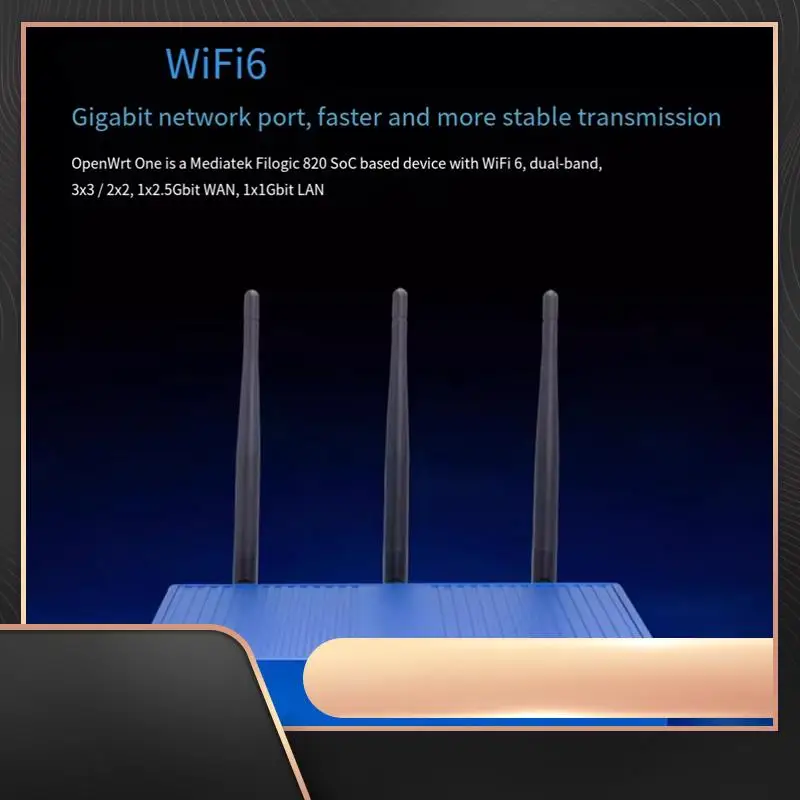 

Для Bananapi Openwrt One Mediatek MT7981B 1 ГБ DDR4 2,5Gbe RJ45 и Gigabit Ethernet RJ45 256 Mib SPI NAND