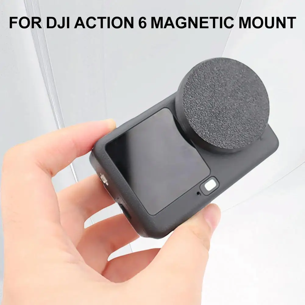غطاء غبار لعدسة الكاميرا لـ DJI Osmo Action 6 غطاء حماية من السيليكون المقاوم للغبار لملحقات كاميرا DJI Action 6 #2