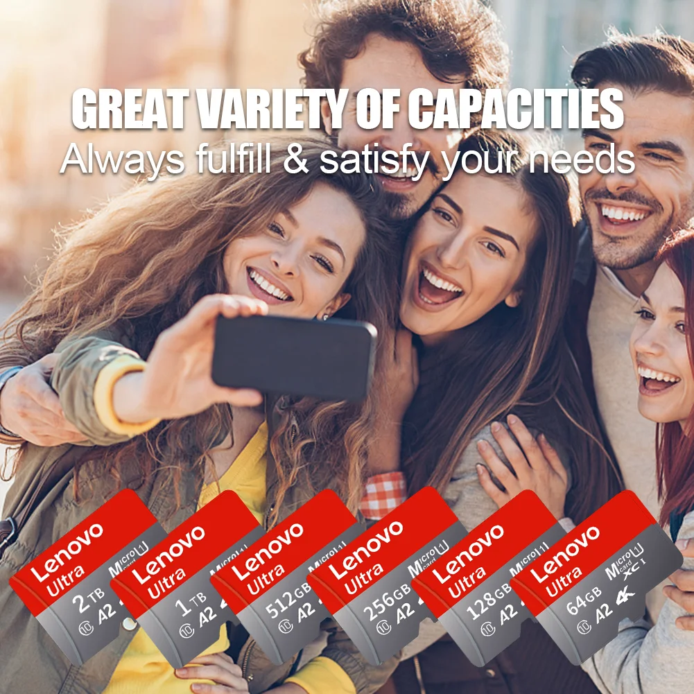 Fotografia 5: Lenovo cartão de memória sd 2tb 1tb classe 10 cartão micro sd de alta velocidade 1tb 512gb para nintendo switch pc telefone inteligente cartão sd 128gb 256gb