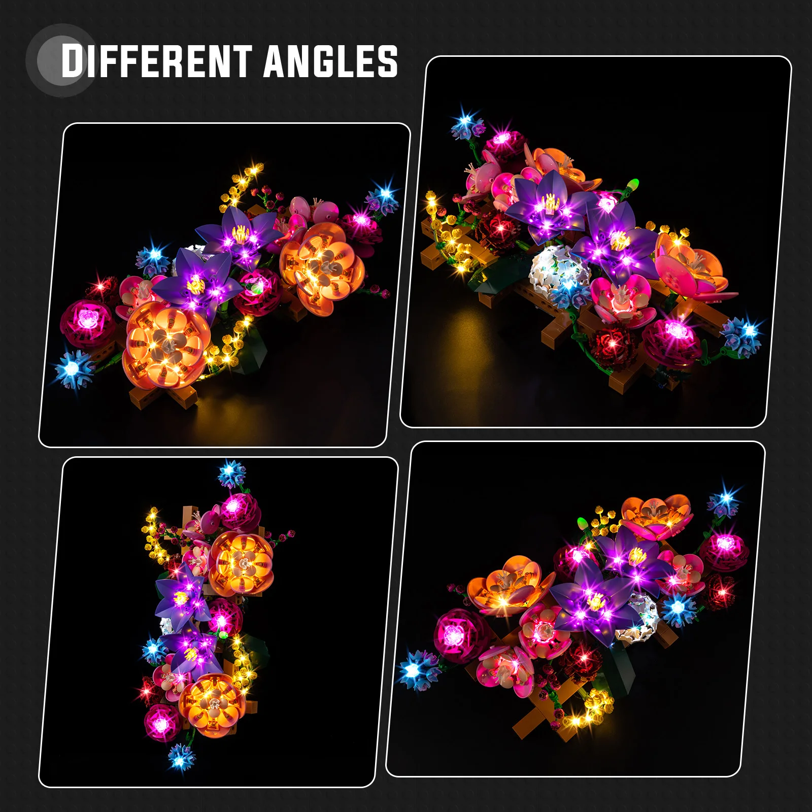 

LED Lighting Set Suitable for LEGO Flower Wall 11503 Building Blocks (Excluding Model Bricks)