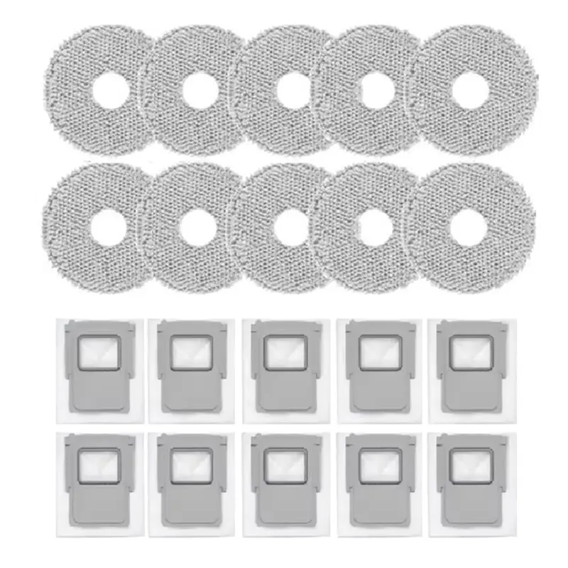 【RECOMMEND】20 قطعة لـ DJI ROMO S / ROMO A / ROMO P جهاز آلي لتنظيف الأتربة استبدال أجزاء مكنسة كهربائية ممسحة قماش كيس لجميع الغبار