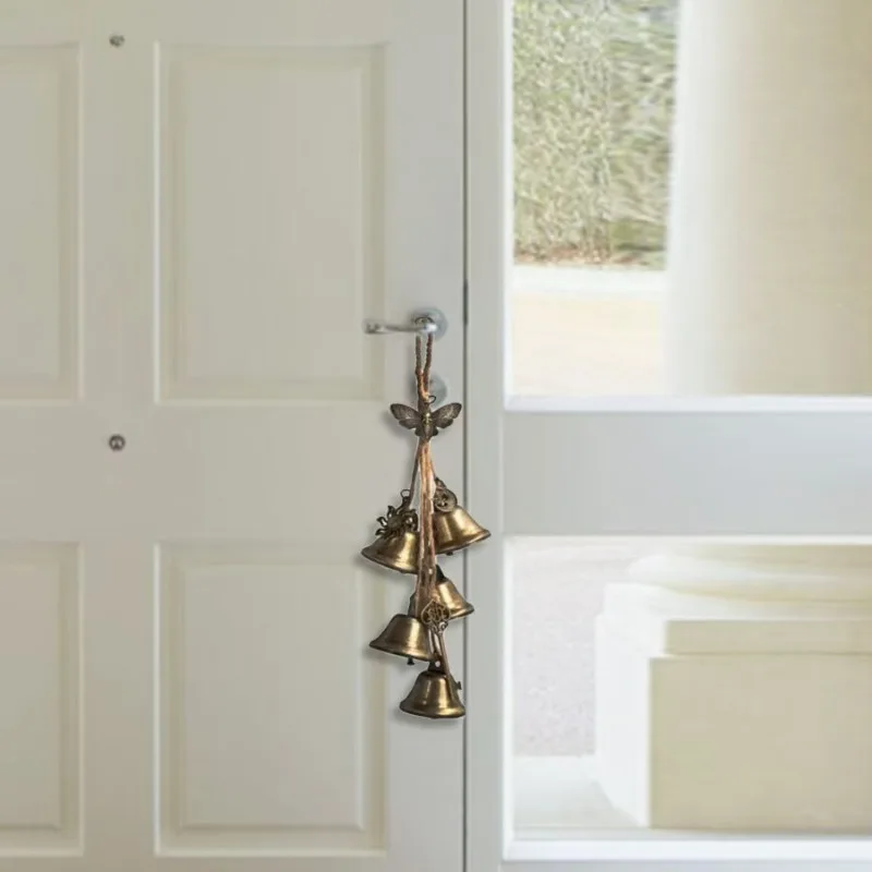 

Witch Bells Protection Door Handle Wind Chime Garden Decoration Handmade Witch Luck Wind Chime Room Decor Hanging Decorations