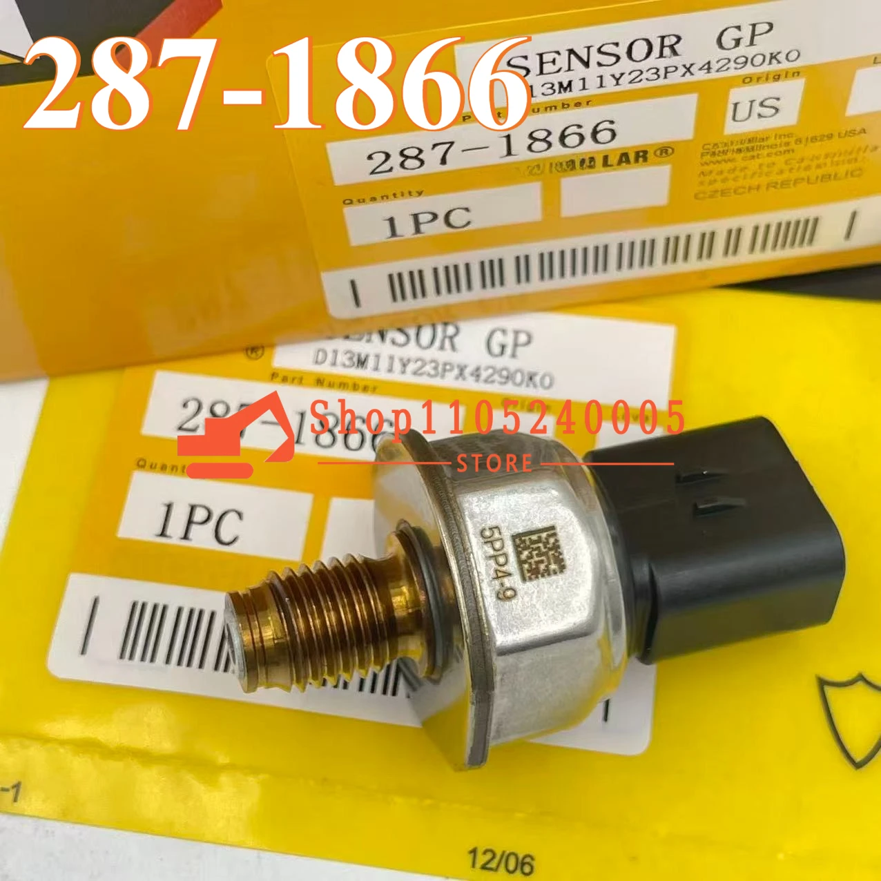 

Датчик давления в топливной рампе двигателя 287-1866 для колесных погрузчиков 966K, 966K XE, 966L, 966M, 966M XE, 972K, 972L, 972M, 972M XE (автозапчасти)