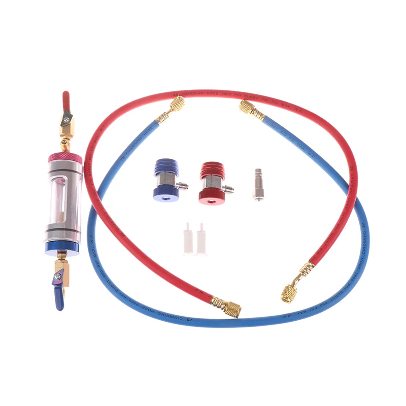 Set di riempitivi per refrigerante ad aria automatica, tipo vuoto per auto, sostituzione del serbatoio dell'acqua, accessori per strumenti di riparazione automatica