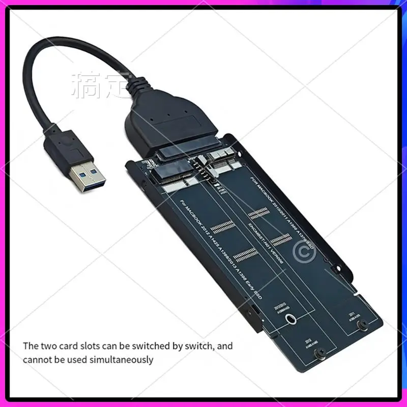 

Адаптер SSD ABT-M.2 для Macbook 2010/2011 A1369 SSD A1425 A1398 MC975 MC976 Корпус SATA 22Pin To2010 2011 2012 SSD Conver
