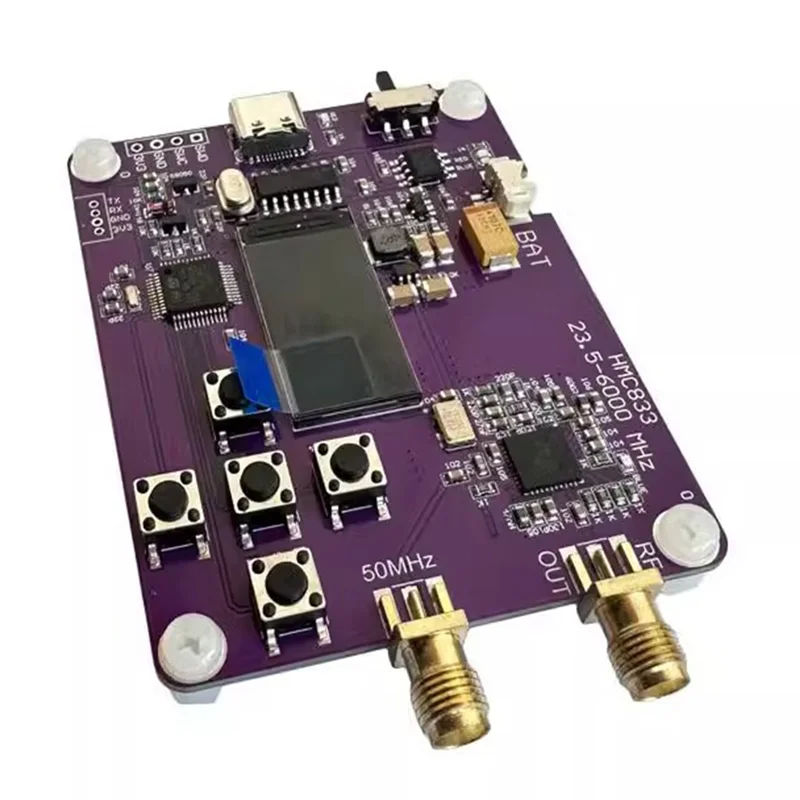 -Générateur de Signal RF MEOF HMC833 avec écran Oled, transmetteur de Source de Signal RF 6Ghz