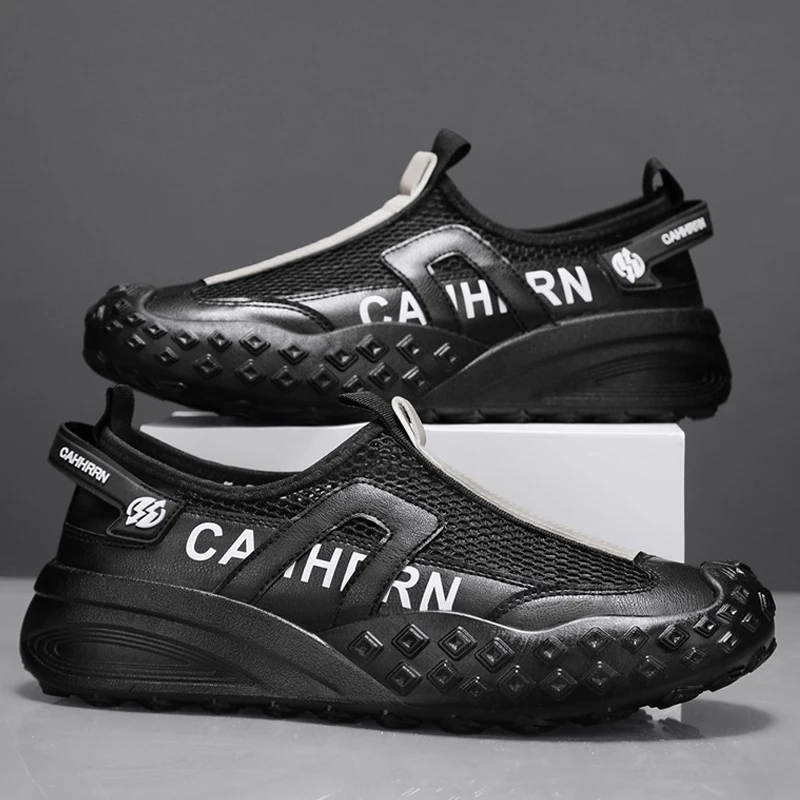 

Мужская спортивная обувь, обувь для прогулок по течению, обувь для прогулок по воде, быстросохнущая сетчатая обувь, спортивная обувь с перфорированной дышащей сеткой, мужская