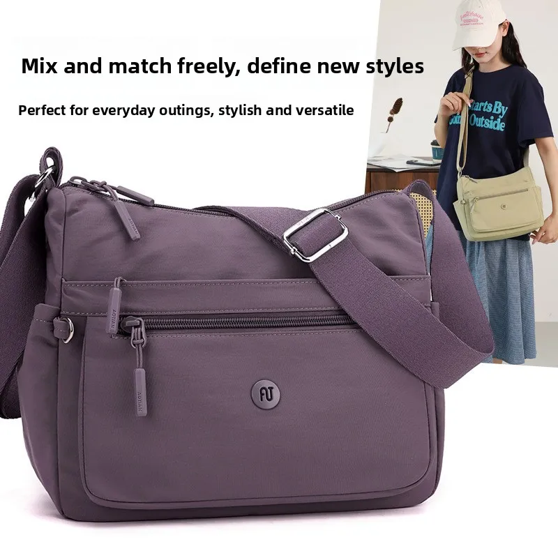 

Waterproof Ox Fabric Crossbody Bag Casual Sports Women's Bag Leisure Canvas Bapa for Middle-Aged Mothers And ly ...