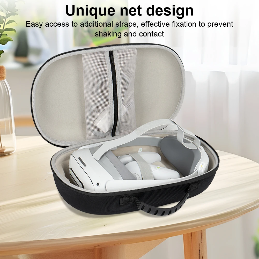 

Portable Hard Carrying Case Travel Storage Bag Storage Case for Meta Quest 3S/Pico 4 Ultra VR Headset