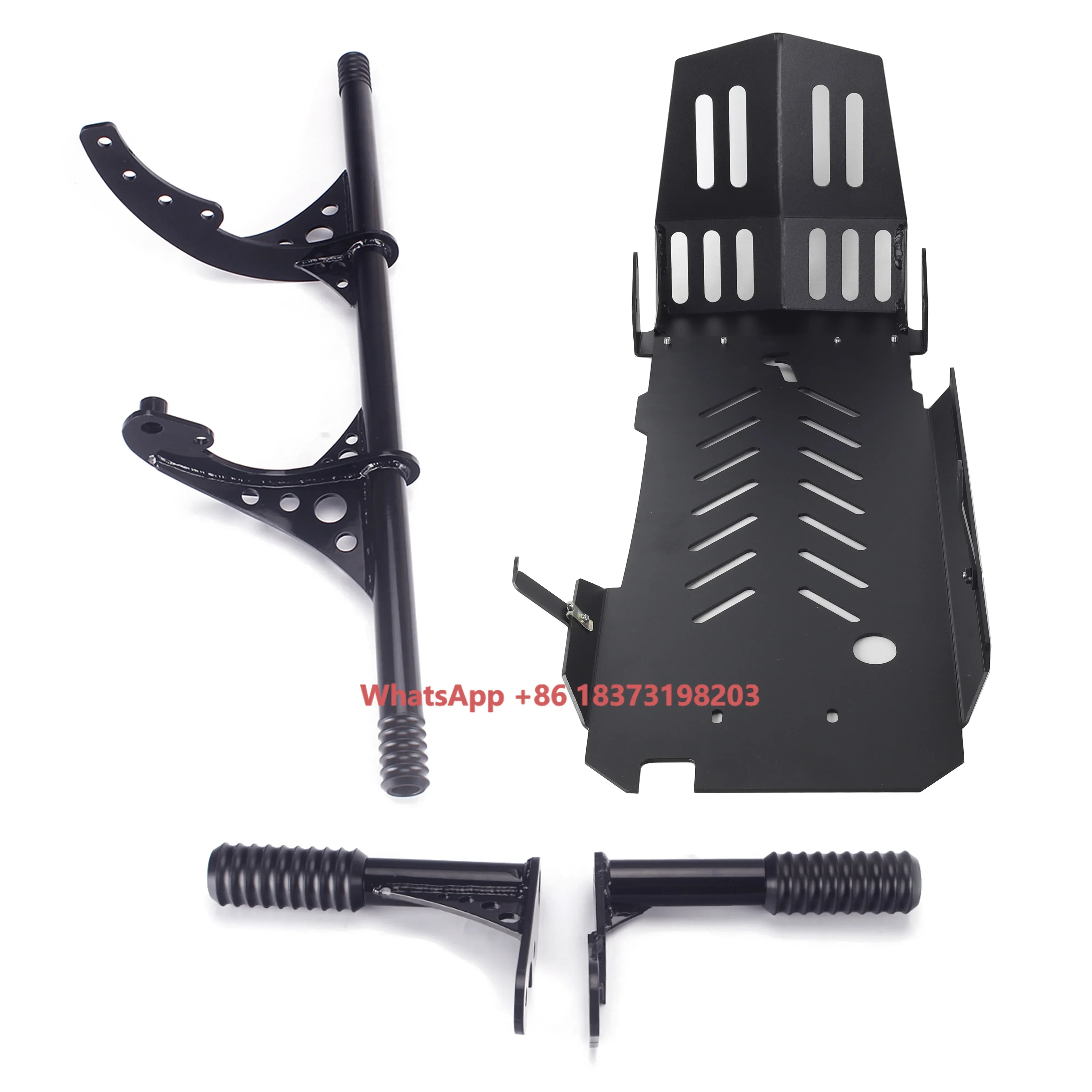 

Highway Engine Guard Crash Bar + Skid Plate + Frame Slider Kit for Harley Softail FXLR FXLRS FXBB FXBBS Low Rider ST FXST 18-23