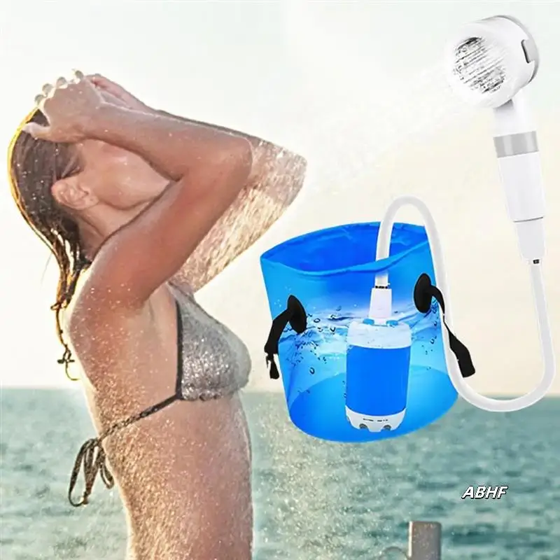 

Bathroom And Camping Shower Portable Shower Upgrade Rechargeable With Intelligent Digital Display