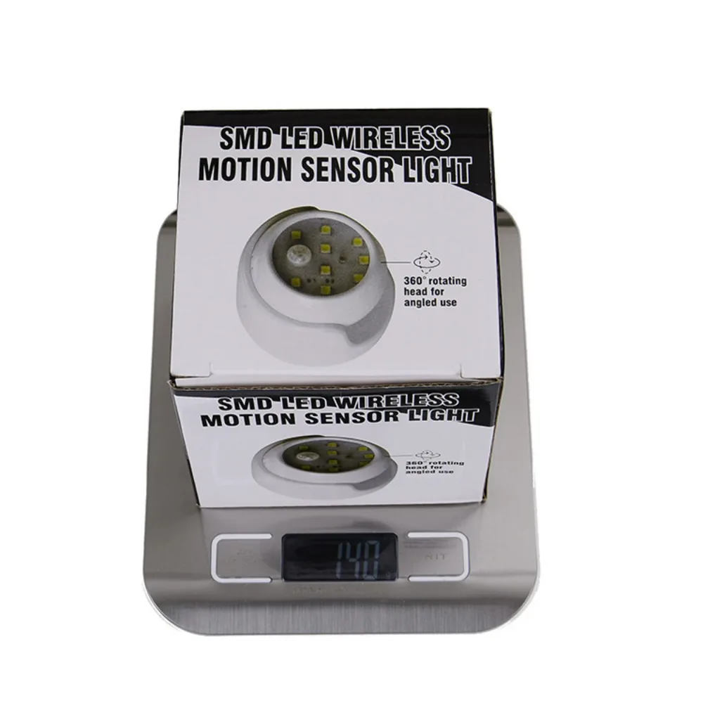 9-LED Dual Sensor Energy-Saving Light – Light & Motion Activated 360° Rotatable Auto-Sensing Work Light for Indoor & Outdoor Use