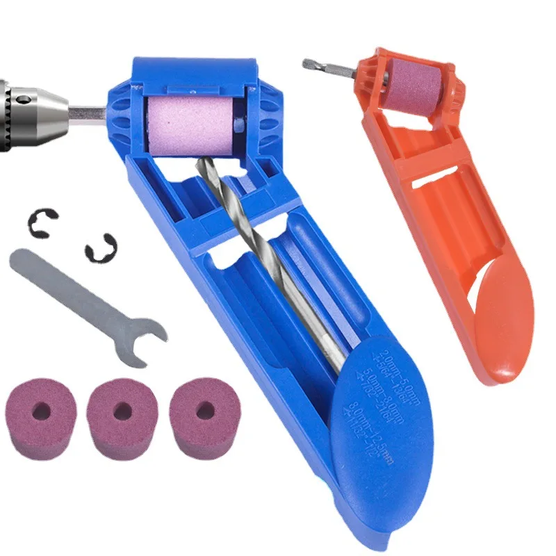 Corundum Grinding Wheel Bit Tool Portable Drill Bit Sharpener Twist Drill Bit Sharpening machine 2-12.5mm Blue or Orange