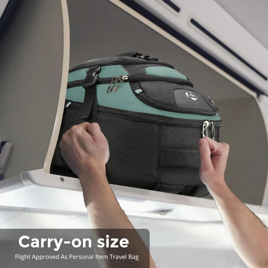 حقيبة ظهر للكمبيوتر المحمول بتصميم Swissdigital مع منفذ شحن USB حقيبة ظهر للسفر تناسب حقيبة ظهر مدرسية جامعية مقاس 15.6 بوصة للكمبيوتر 31 لتر