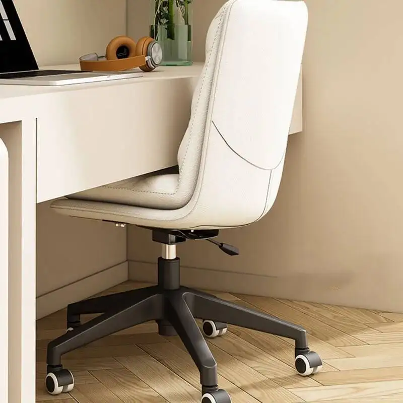 

Beige Office Chair Wheels Armrest Pads Glides Mobile Swivel Office Chairs Height Extender Cadeira De Escritorio Home Furniture